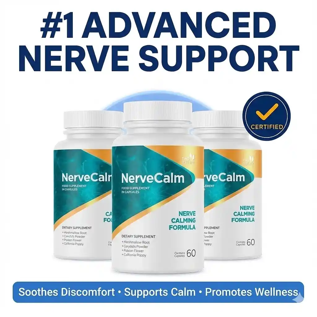 NerveCalm supplement official 2 bottles for nerve repair science